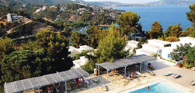 Skiathos Blu Hotel Bagian luar foto