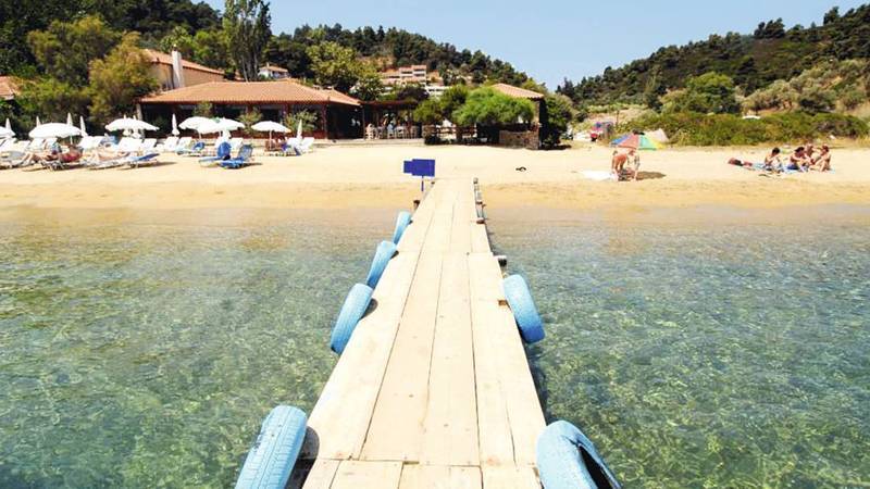 Skiathos Blu Hotel Bagian luar foto